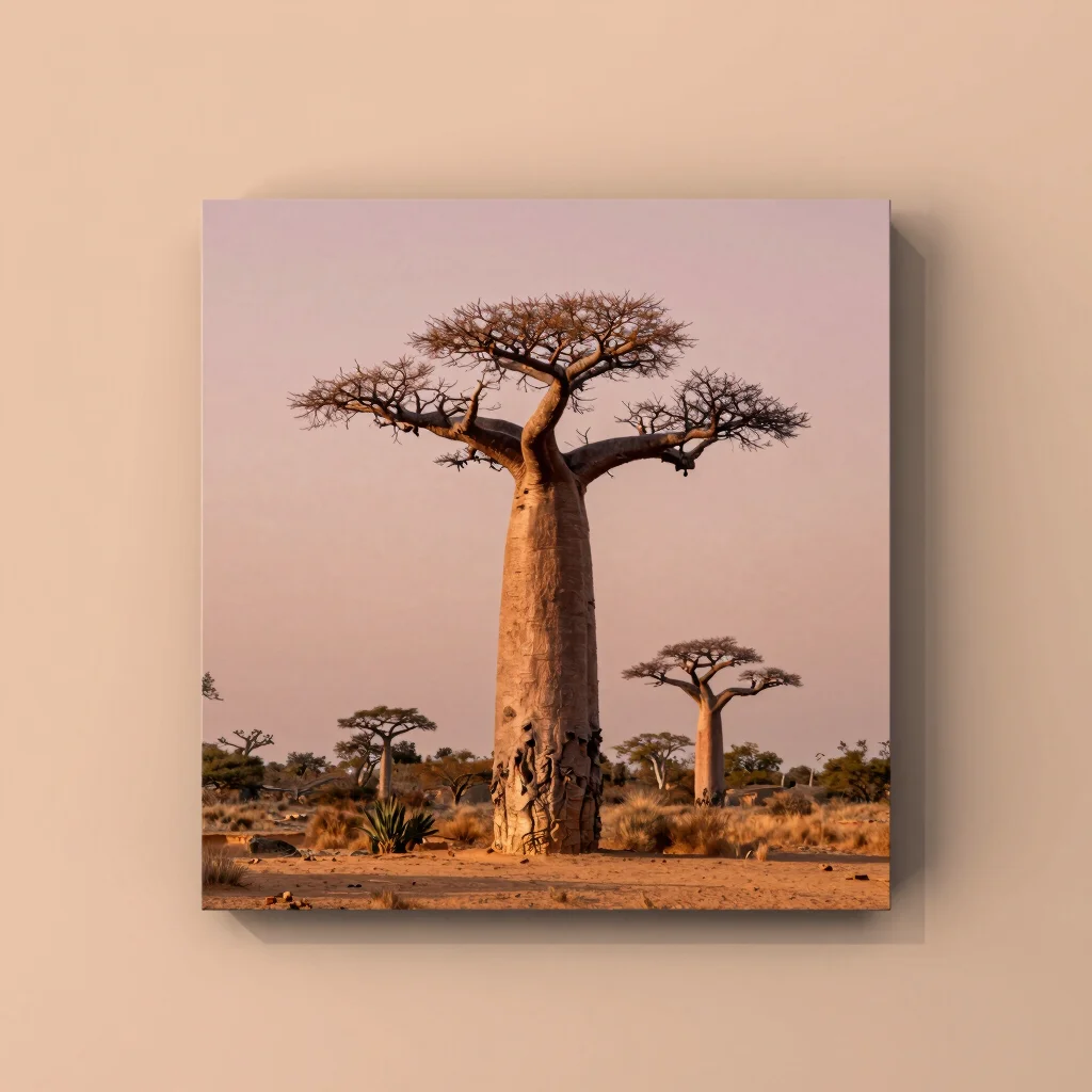 Dusk Baobab Print